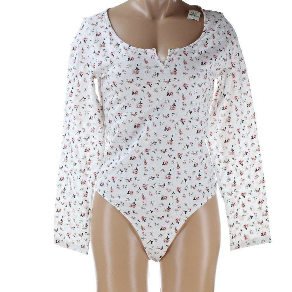 Pink Victoria's Secret VS Long Sleeve Body Suit NWT